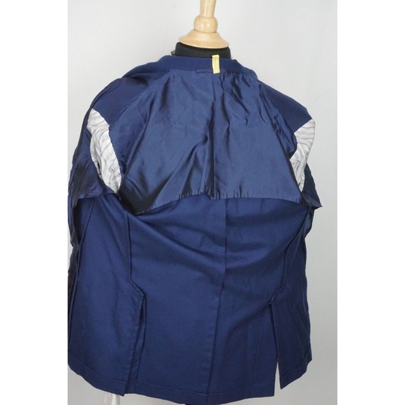 E. Formicola Napoli Cucita a Mano Royal Blue 100% Cashmere Sport Coat Sz 42 - Picture 6 of 8